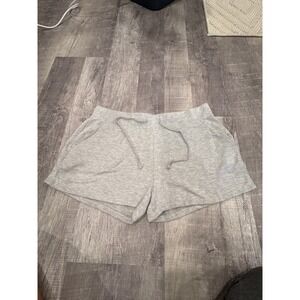 Quince Organic‎ Heavy Weight Sweat Shorts Womens Gray Lounge Shorts Casual Comfy